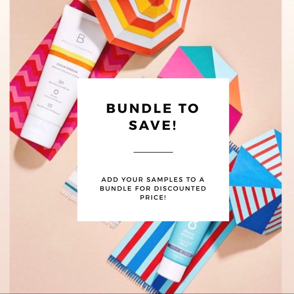 Bundle your samples for a discount 🤗